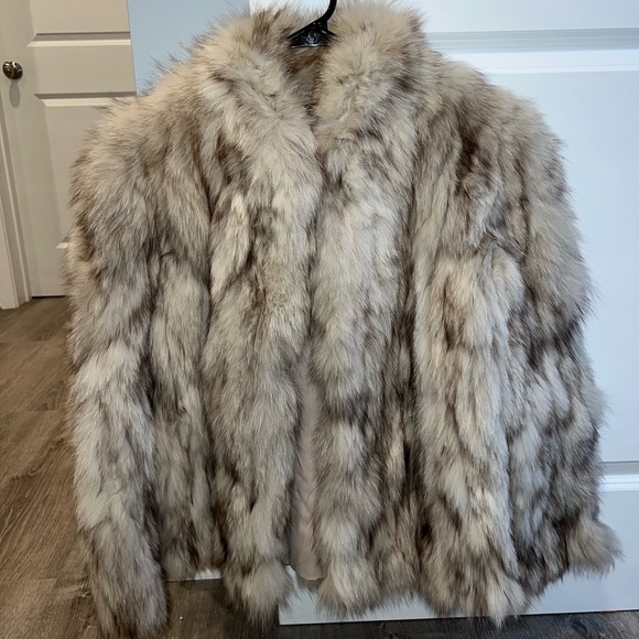 Jackets & Blazers - Vintage authentic fur coat
